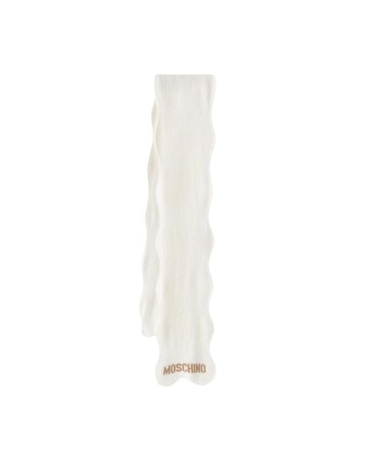 Winter Scarves di Moschino in White