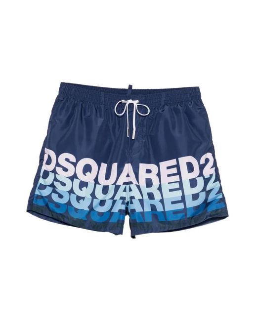 DSquared² Blue Beachwear for men