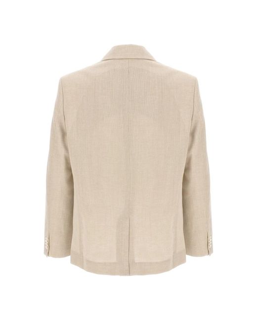 Jacquemus The Titolo Jacket in het Natural voor heren