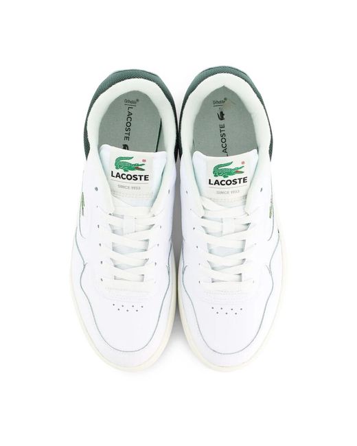 Lacoste Line set sneakers weiß/grün in White für Herren