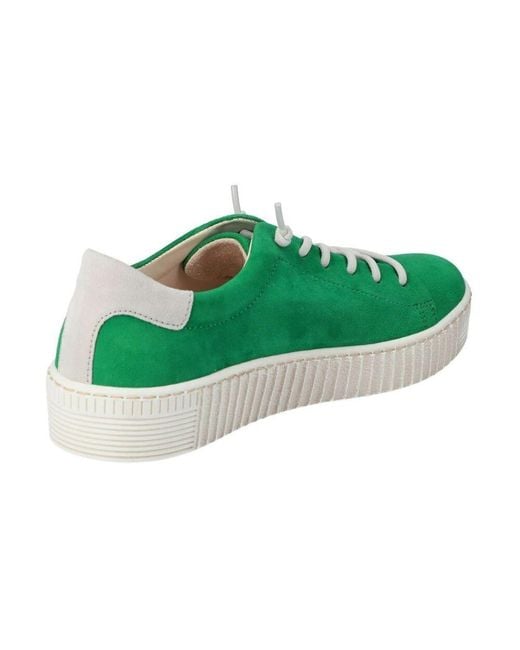 Gabor Green Low-Top Sneakers