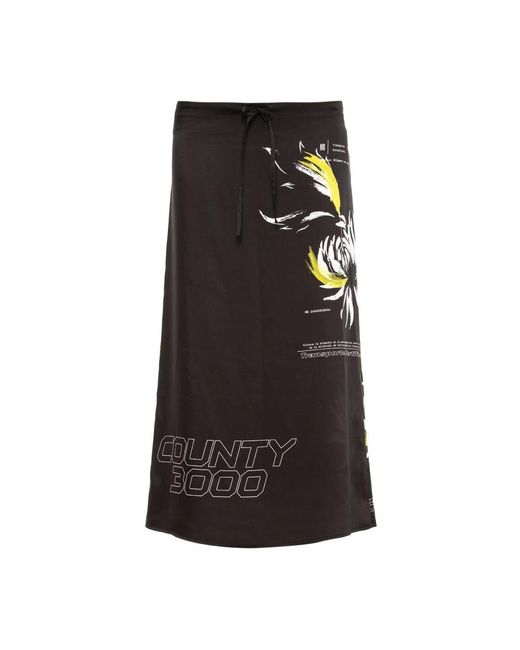 Marcelo Burlon Black Midi Skirts