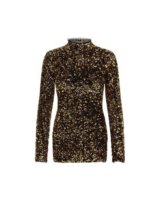 Roberto Cavalli Brown Short Dresses