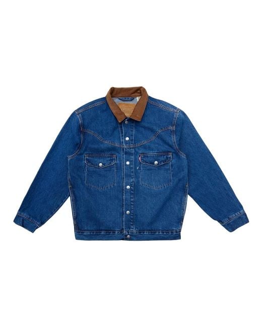 Levi's Blue Denim Jackets for men