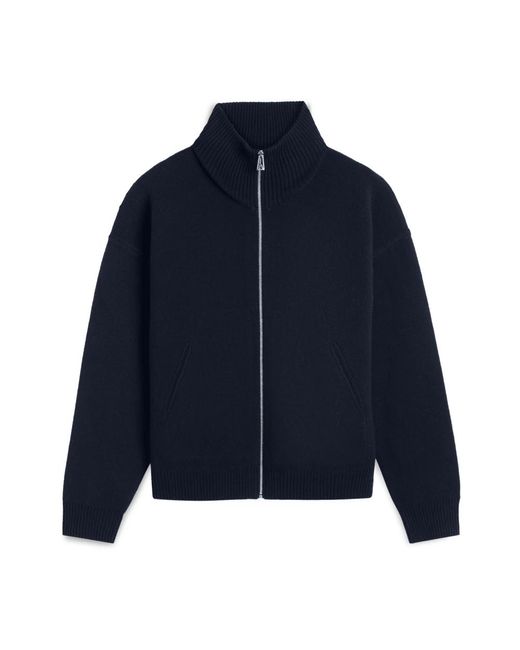 Axel Arigato Truien & Vesten ,Blauw ,Wol Core Zip-Up Sweater in het Blue voor heren