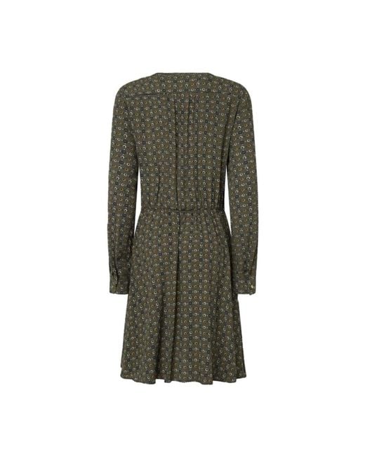 Pepe Jeans Green Short Dresses