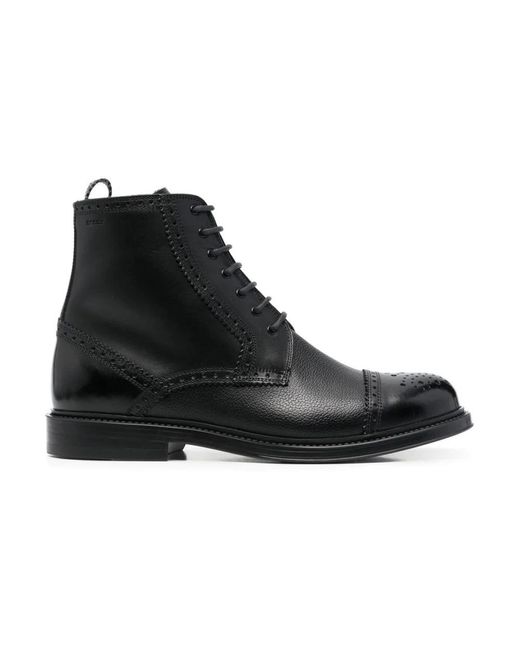 Bally Black Lace-Up Boots for men