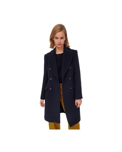Liu Jo Black Double-Breasted Coats