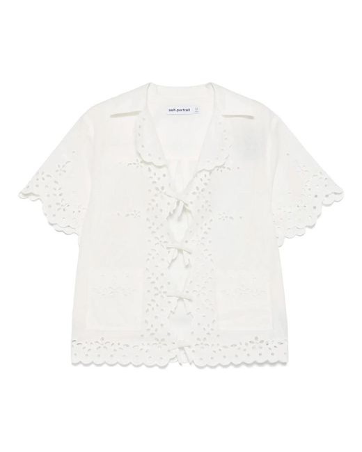 Shirts di Self-Portrait in White