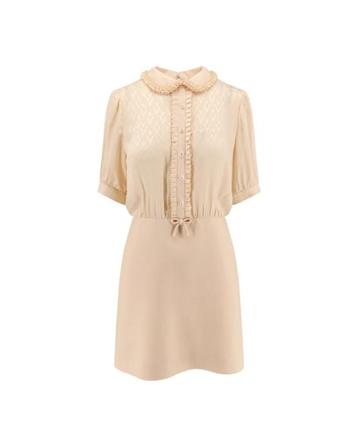 Valentino Natural Short Dresses