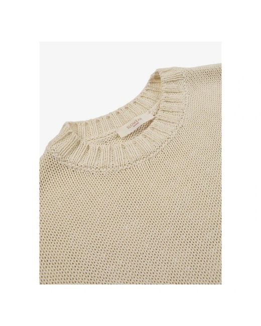 Zanone Natural Round-Neck Knitwear