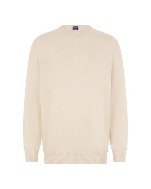 Fedeli White Cashmere Knitwear for men
