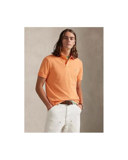 Polo Ralph Lauren Orange Polo Shirts for men