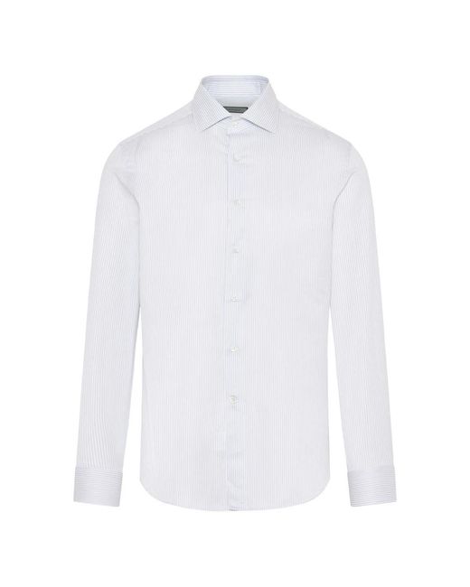 Canali White Formal Shirts for men