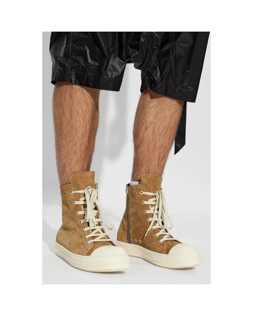 Rick Owens Brown Sneakers for men