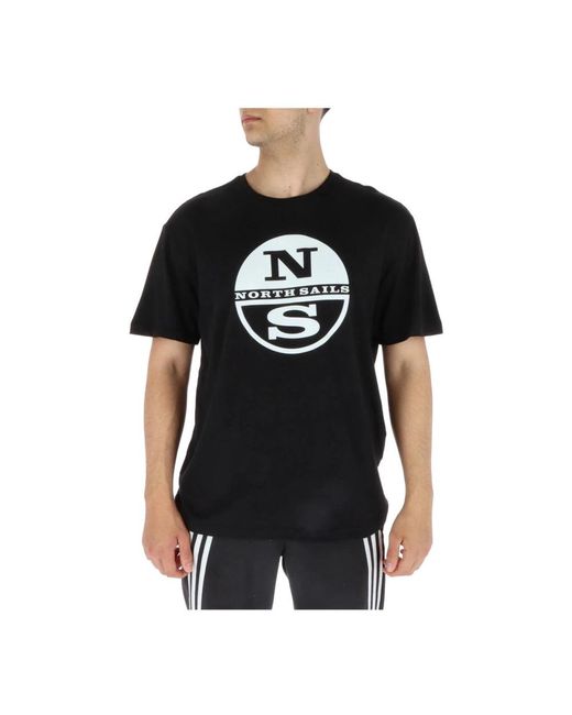 North Sails Black T-Shirts for men