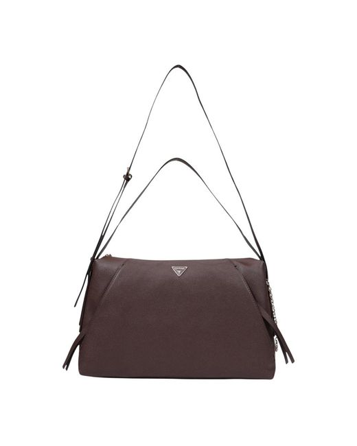Guess Brown Shoulder Bags