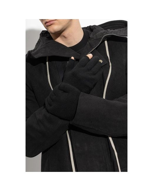 Gloves di Rick Owens in Black da Uomo