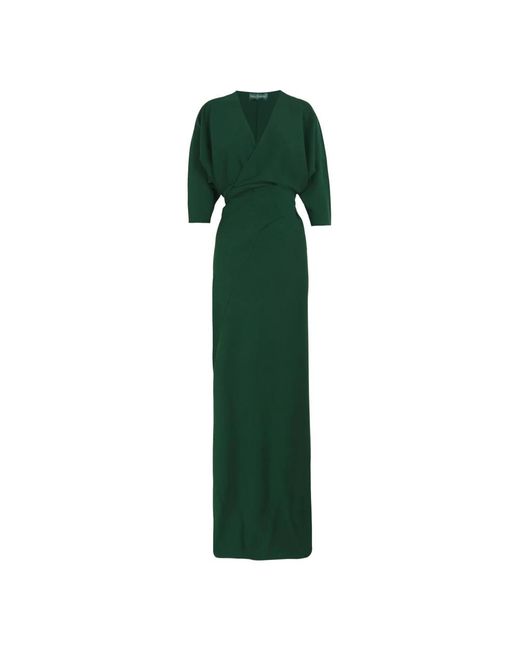Cortana Green Wrap Dresses