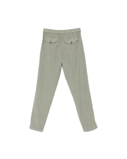 Myths Green Slim-Fit Trousers for men