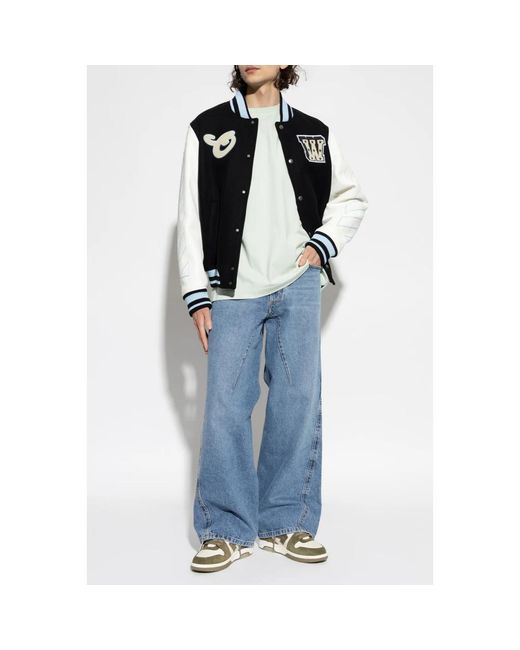 Off-White c/o Virgil Abloh Black Bomber Jackets for men