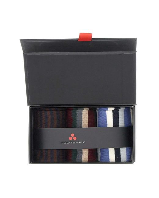Socks Peuterey de hombre de color Black