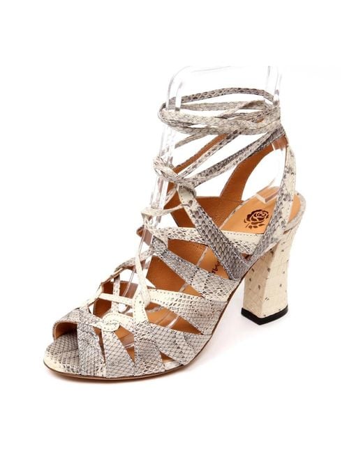 Maliparmi Brown High Heel Sandals