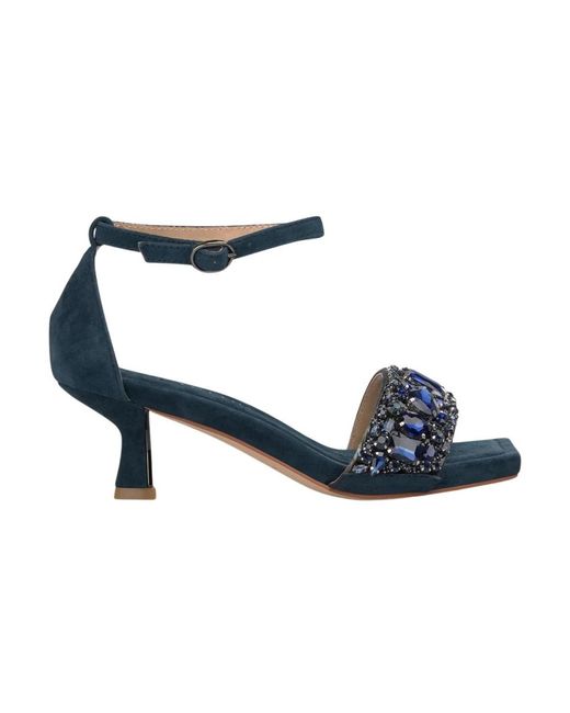 Alma En Pena. Blue High Heel Sandals