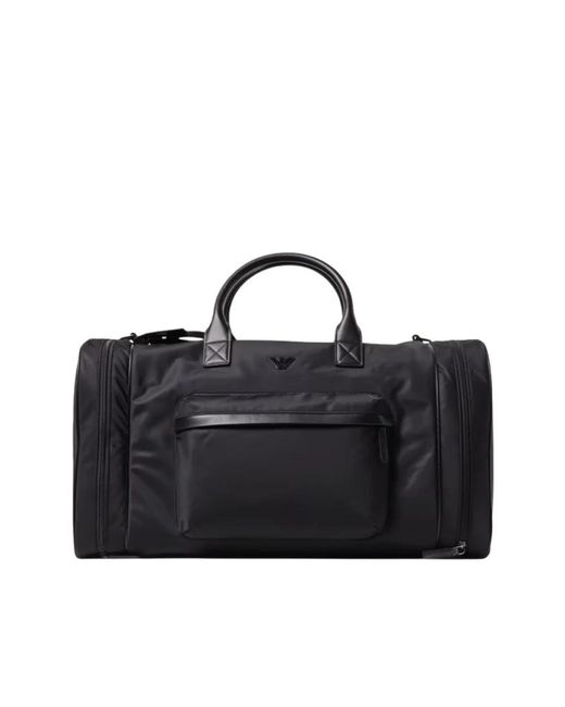 Emporio Armani Black Weekend Bags for men