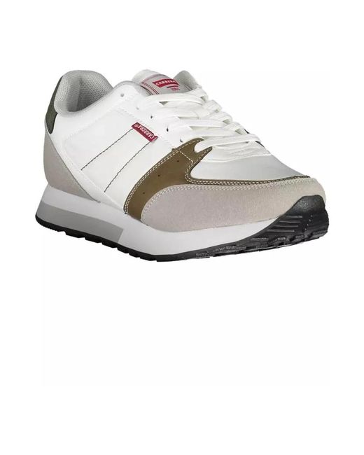 Carrera E Polyester-Sneaker mit Kontrastdetails in White für Herren