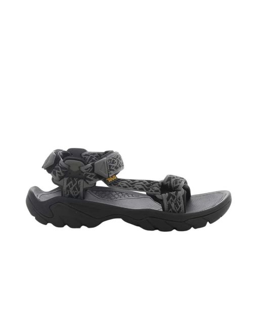 Flat Sandals Teva de hombre de color Black
