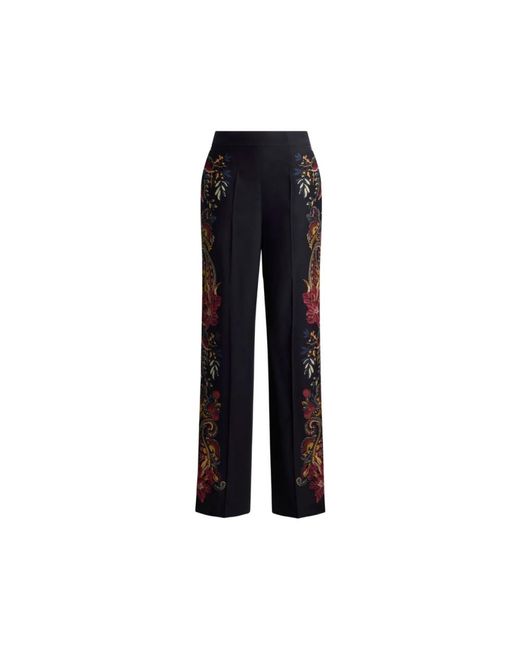 Etro Black Straight Trousers
