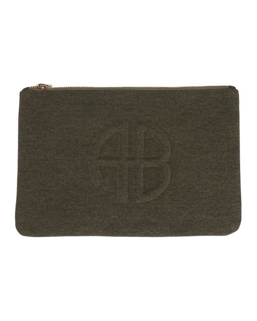 Anine Bing Green Clutches