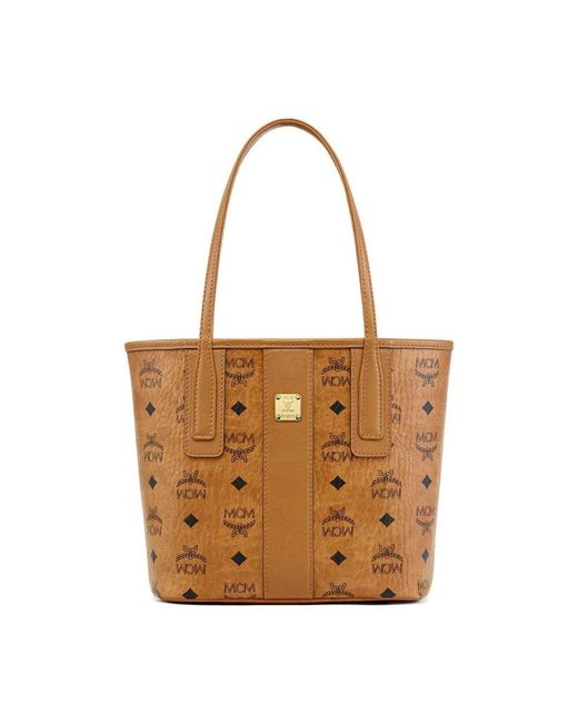 MCM Brown Reversible Liz Shopper
