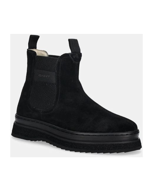 Winter Boots Gant de color Black