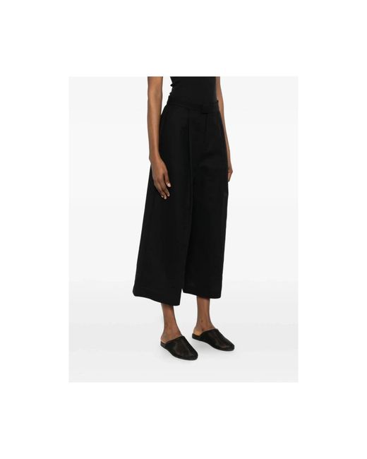 Viktoria Chan Black Wide Trousers