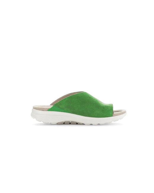 Slippers Gabor de color Green