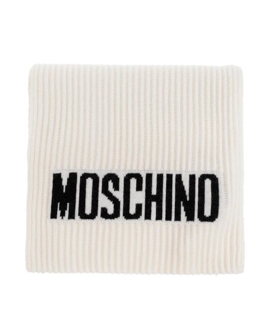 Moschino Black Winter Scarves