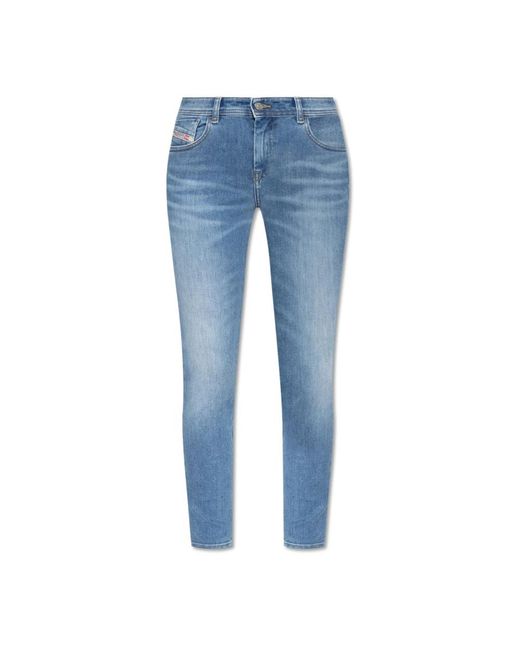 DIESEL Blue Skinny Jeans