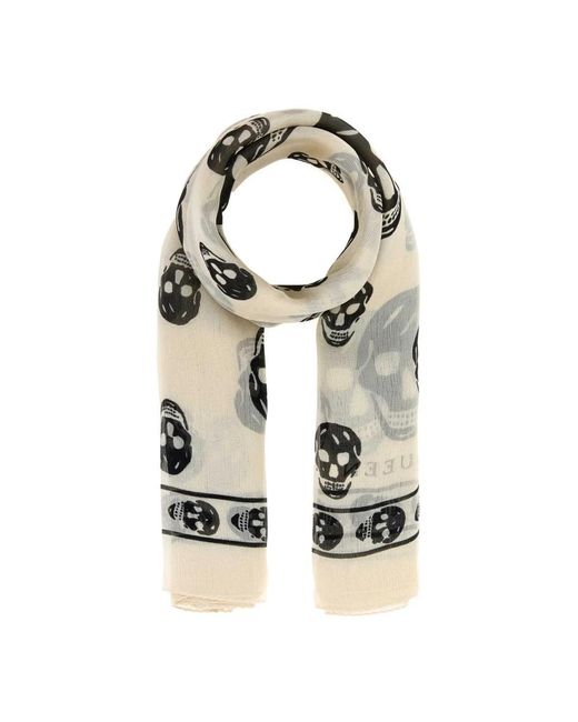 McQueen Multicolor Silk Scarves