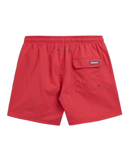 Sebago Red Beachwear for men