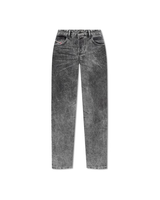 DIESEL Straight Jeans in het Gray