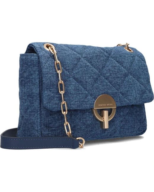 Vanessa Bruno Blue Elegante Grand Moon Schultertasche
