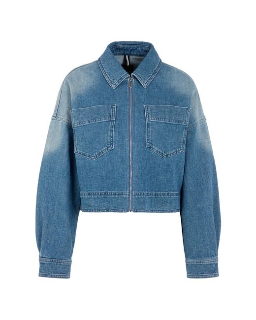 Denim Jackets Marc Cain de color Blue