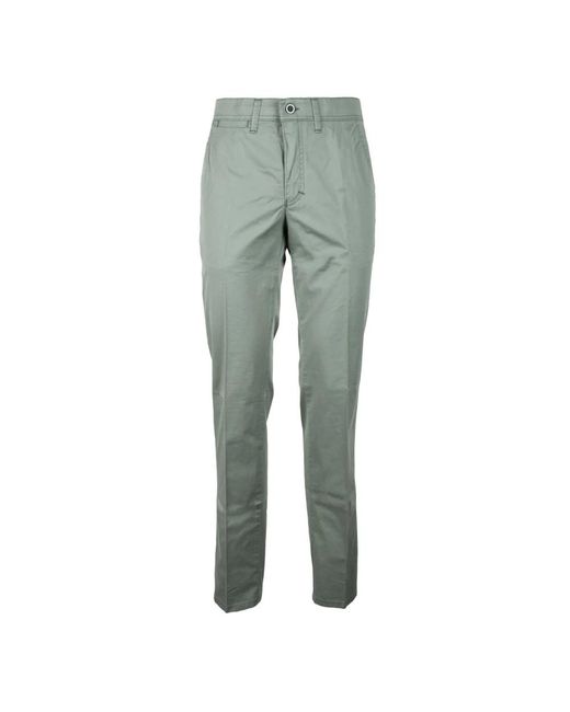 Pantaloni in cotone ed elastan di Club of Comfort in Green da Uomo