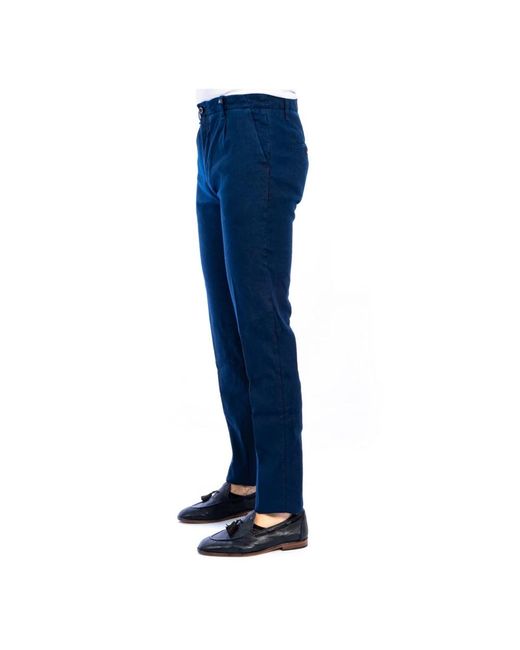 Myths Blue Suit Trousers for men