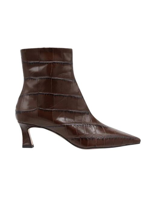 Bianca Di Brown Heeled Boots