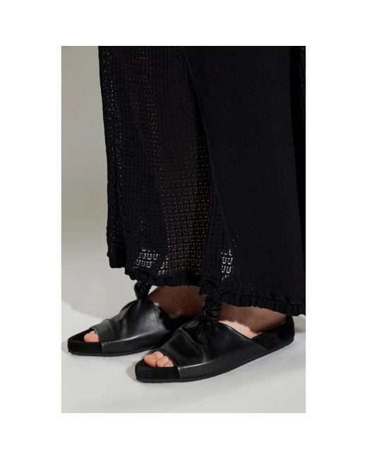 Sliders Lanvin en coloris Black