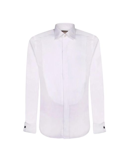 Dell'Oglio White Formal Shirts for men