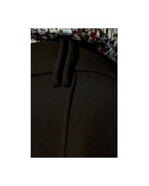 Ganni Black Straight Trousers